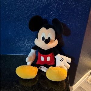 Disney Mickey Mouse Plush Toy - Black, Red, Yellow